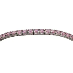 Tennisarmband Pink Silver - 3 mm