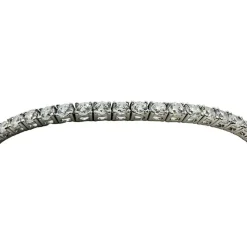 Tennisarmband White Silver - 3 mm