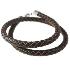 Tvåradigt Läderarmband - Flera Färger