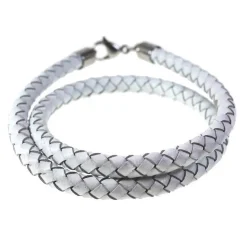 Tvåradigt Läderarmband - Flera Färger
