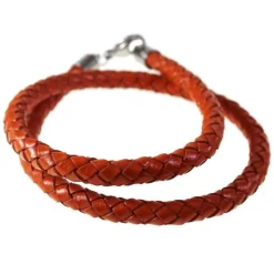 Tvåradigt Läderarmband - Flera Färger