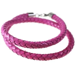 Tvåradigt Läderarmband - Flera Färger